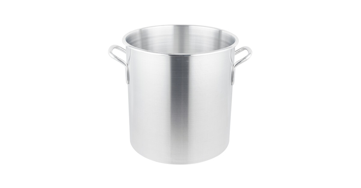 Vollrath 430712 Wear-Ever 30 Qt. Classic Aluminum Rolled Edge
