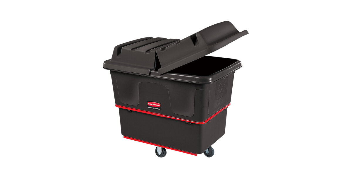 Rubbermaid® FG471600BLA Black 16 Cu. Ft. Utility Cube Truck (1000 lb.)