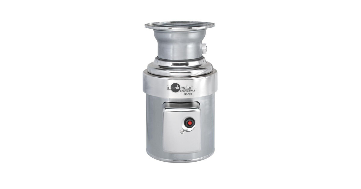 InSinkErator SS-100-28 Commercial Garbage Disposer hp, Phase