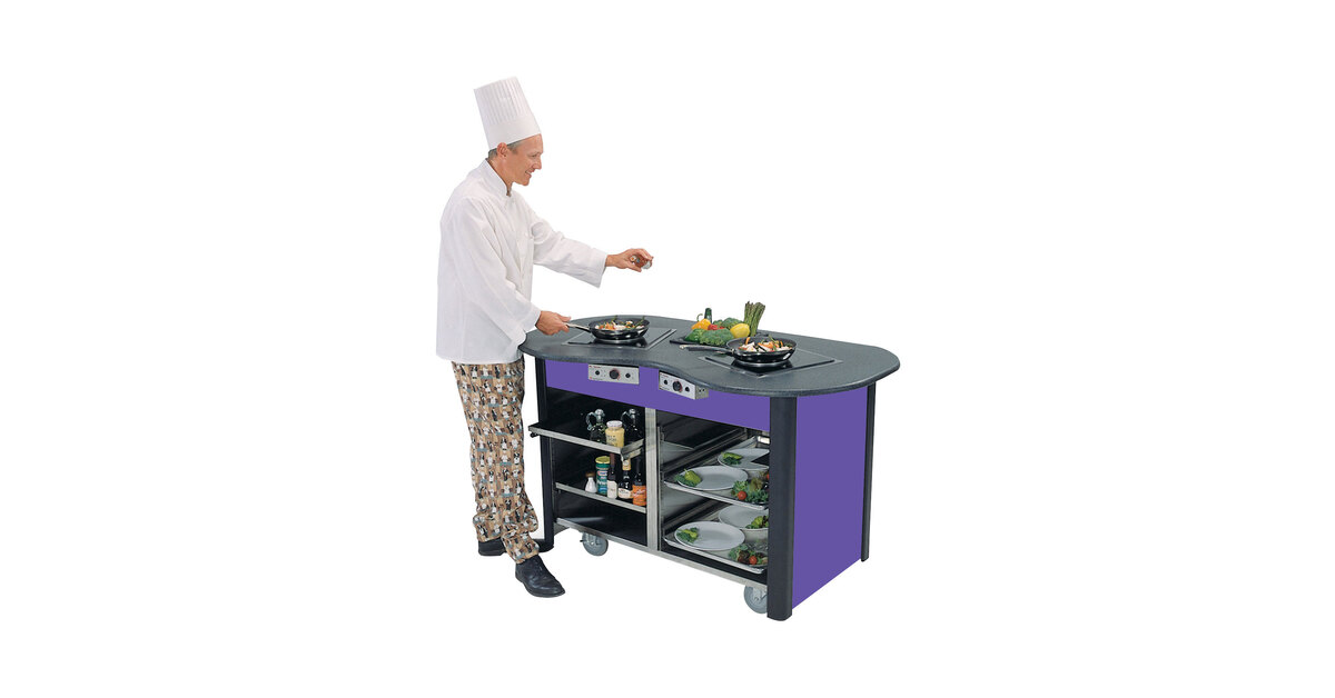 Lakeside 3070P Creation Station® Mobile Stainless Steel Induction