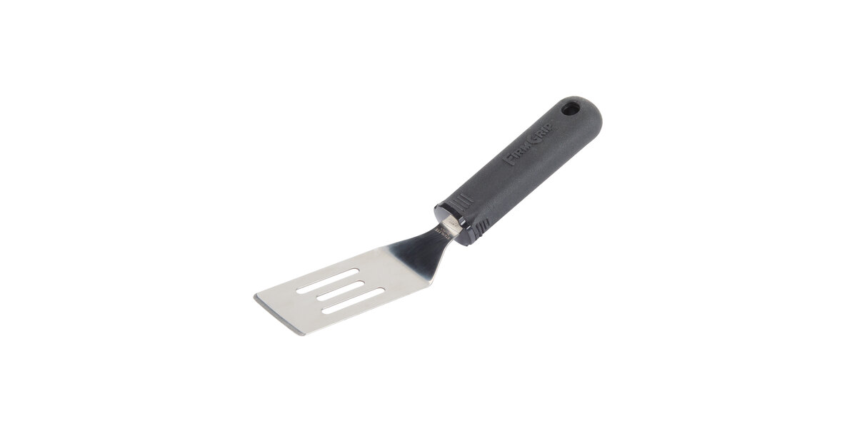 Pampered Chef Mini Serving Cookie Spatula Slotted Beveled Edge Black Handle