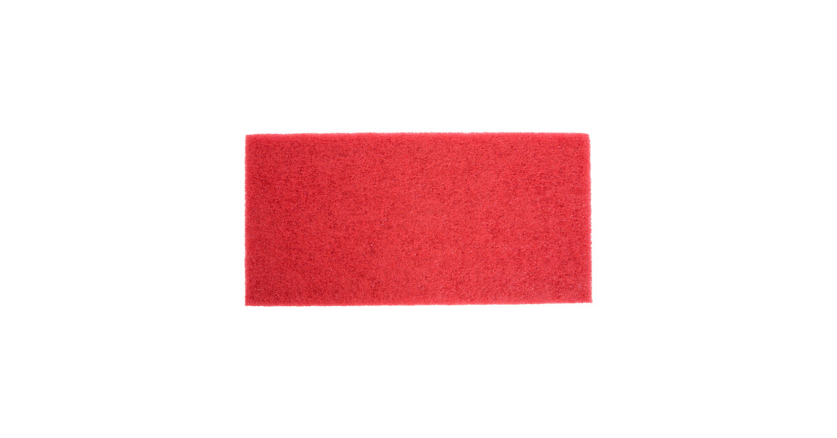 New Case Of 10 3M 5100 14" x 28” Red Buffing Pads 