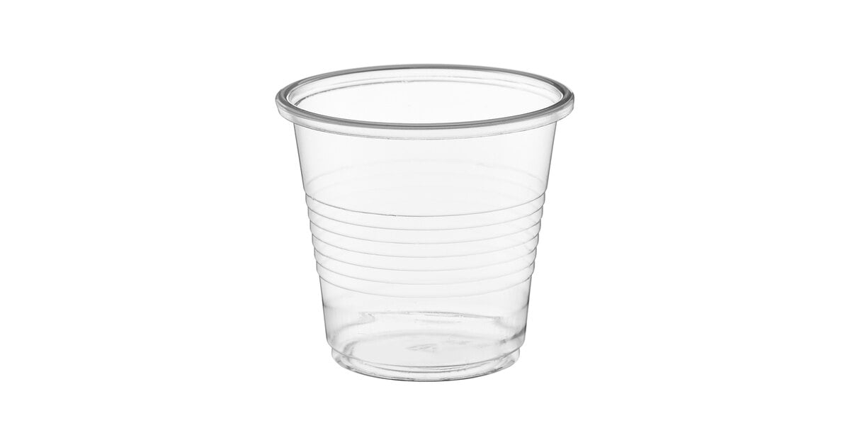 Cup Plastic 3.5 Oz Translucent - NON030035 - Medical Supply Group