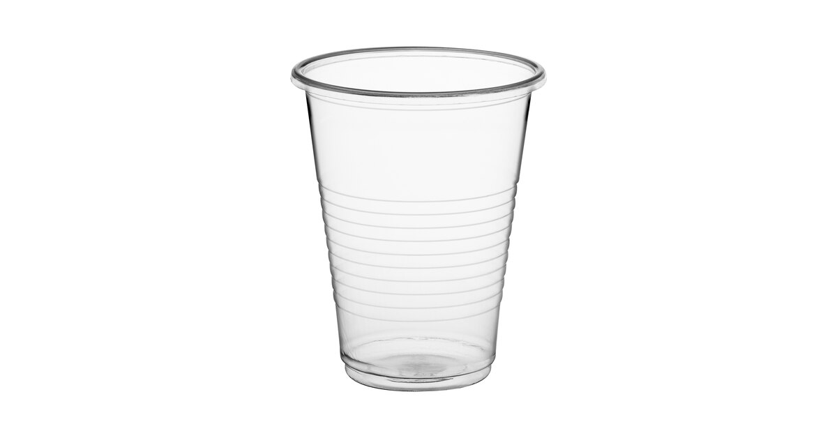 PLASTICPRO 7 oz Clear Plastic Disposable Drinking Cups [100 count]