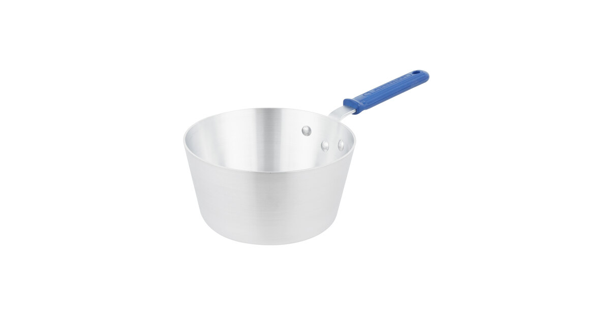 Vollrath 434312 Wear-Ever 3.75 Qt. Tapered Aluminum Sauce Pan with