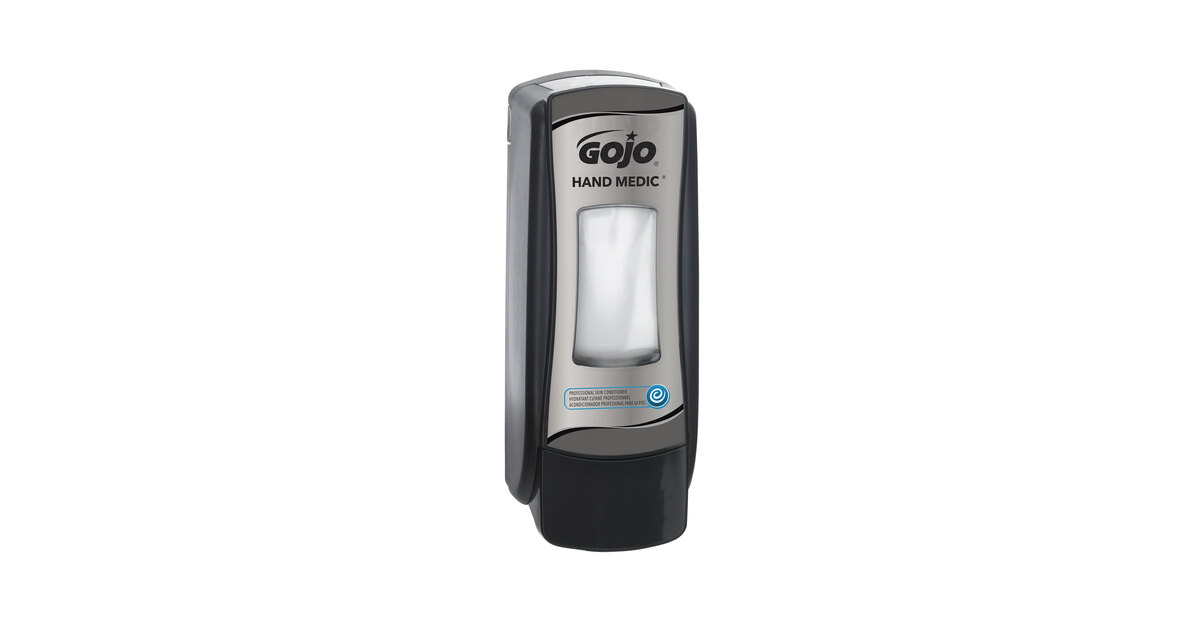 GOJO® 8782-06 Hand Medic ADX-7 Chrome / Black Dispenser