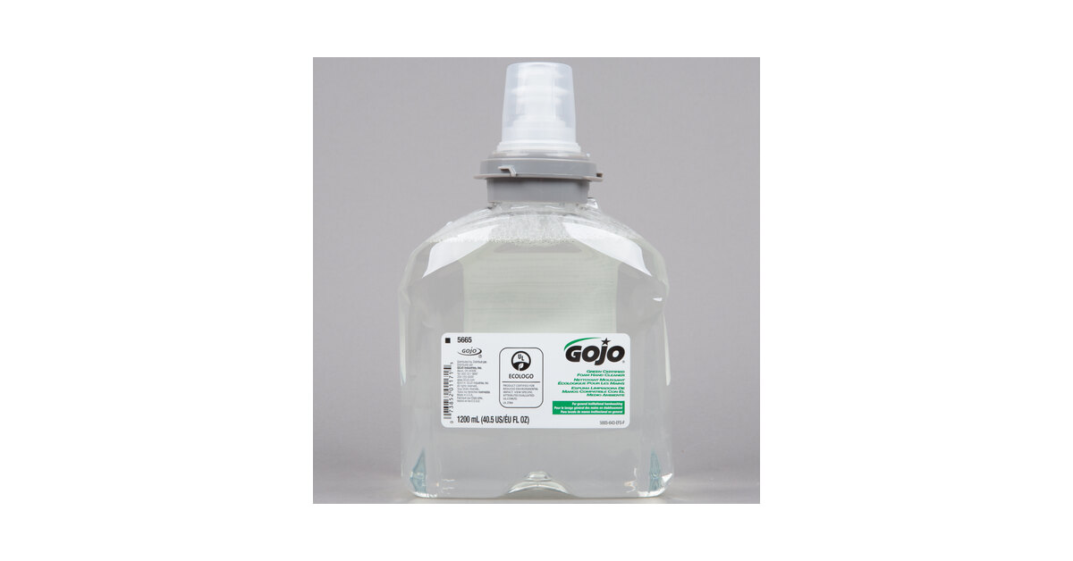 Gojo 5665-02 Green Cert Foam hand soap 2 cartridges NEW 