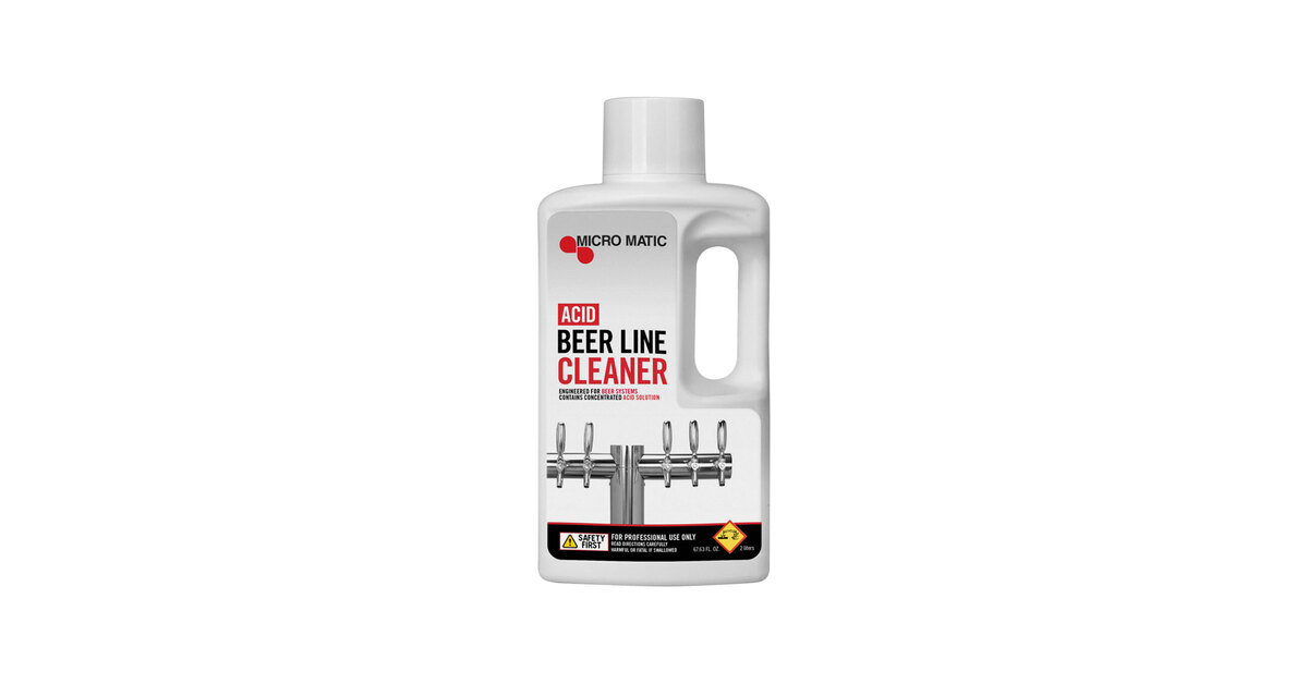 Micro Matic MM-A68 68 fl. oz. Acid Beer Line Cleaner - 6/Case