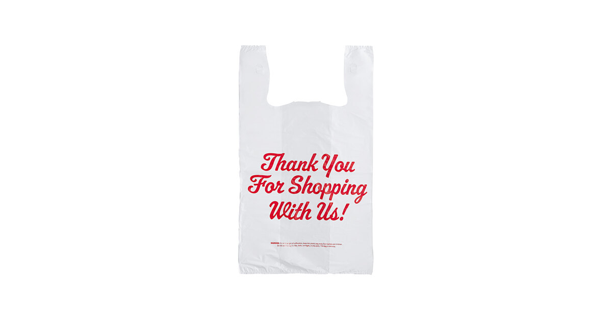 White Vest Carrier Bags 11"x17"x21" Heavy Duty Strength 15mu (thickness - View #8