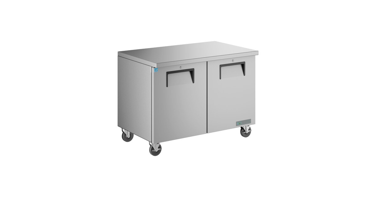 True TUC-48F-HC Two-Door Undercounter Freezer