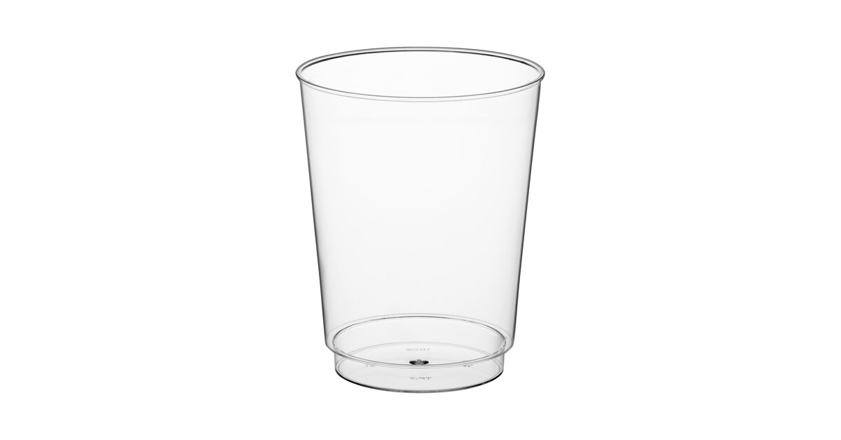 10 oz elegant plastic wine glasses 6-Pack Clear Plastic Cylindrical Wine Glasses 10oz, Long Stem main image 0
