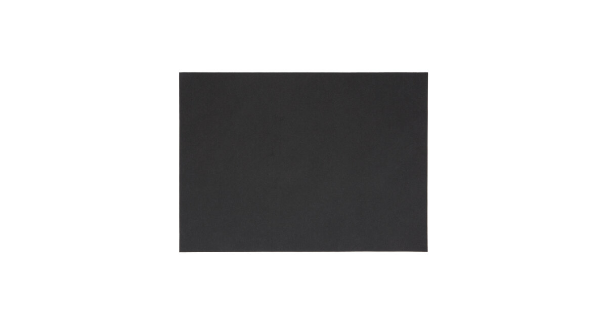 Choice 10 x 14 40# Black Steak Paper Sheets - 1000/Case
