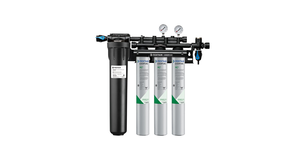 Everpure EV9328-03 Coldrink Triple 3-MC2 Water Filtration System