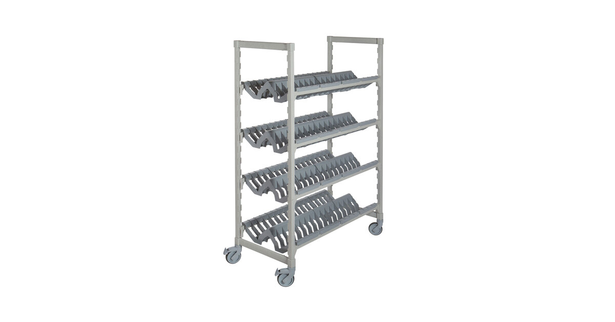 Cambro CPMU244875PDPKG Camshelving® Premium Speckled Gray Angled