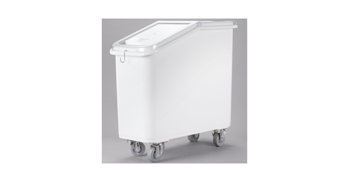 Cambro Clear Plastic Container 4.75 gallon with Lid - Julabo