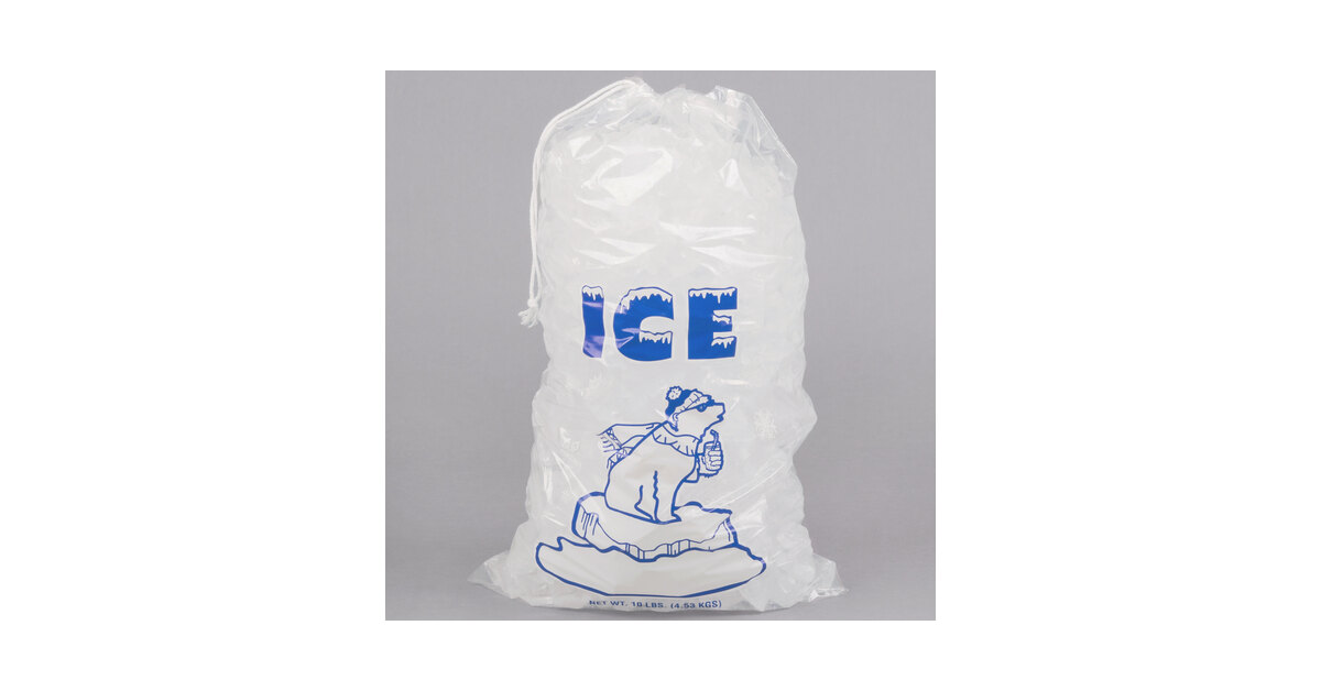 Clear Poly Ice Bags 10LB - Durable and Heavy Duty Ice Bags, Food Grade –  EcoQuality Store