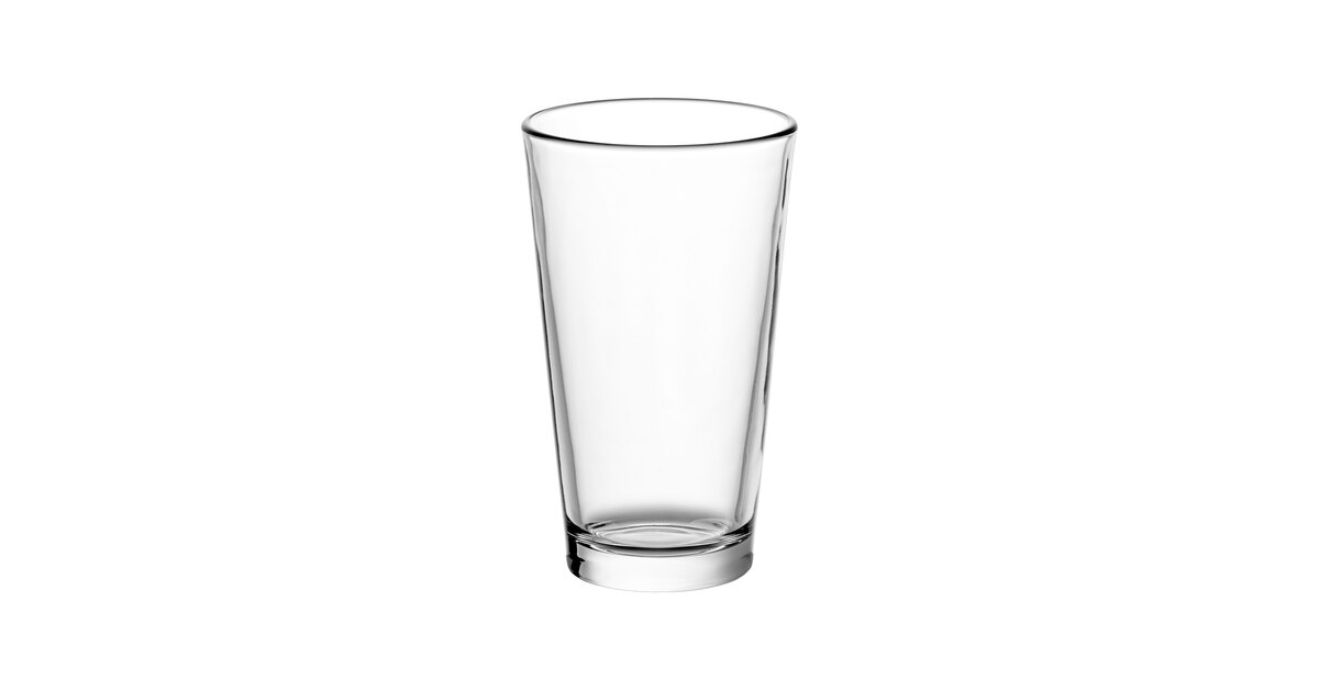 Libbey Restaurant Basics 16 oz. Customizable Rim Tempered Mixing