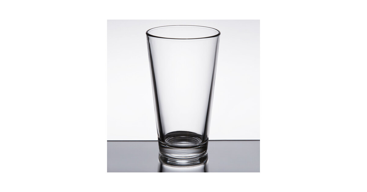 Curved Glass Tumbler 16 oz (Set of 6)