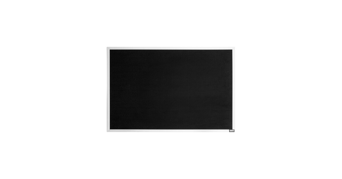 Large Black Felt Letter Board, 24 X 36 Inches Changeable Letter Board With Letters, Numbers & Symbols, Wood Frame Black Felt Menu Board For Restaurant( ZMB-6080-1P - View #3