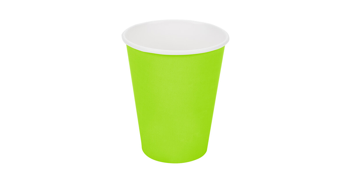 Creative Converting 28312381 Fresh Lime Plastic Cups, 16 oz Solid (Case of 240)