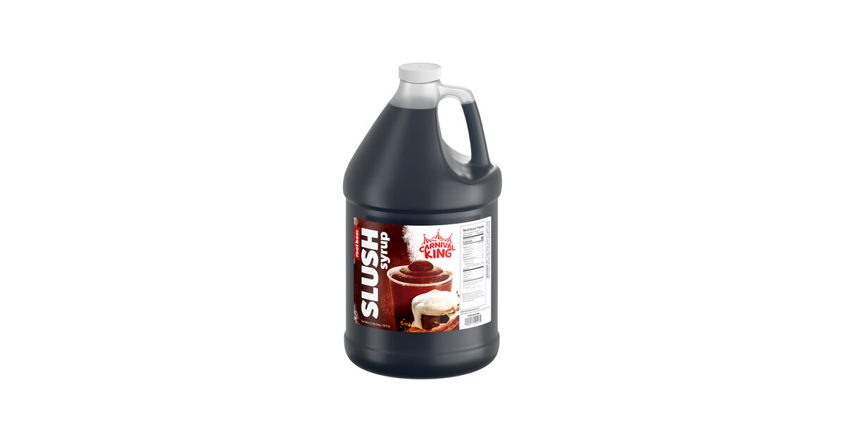 Carnival King 1 Gallon Root Beer Slushy 5:1 Concentrate