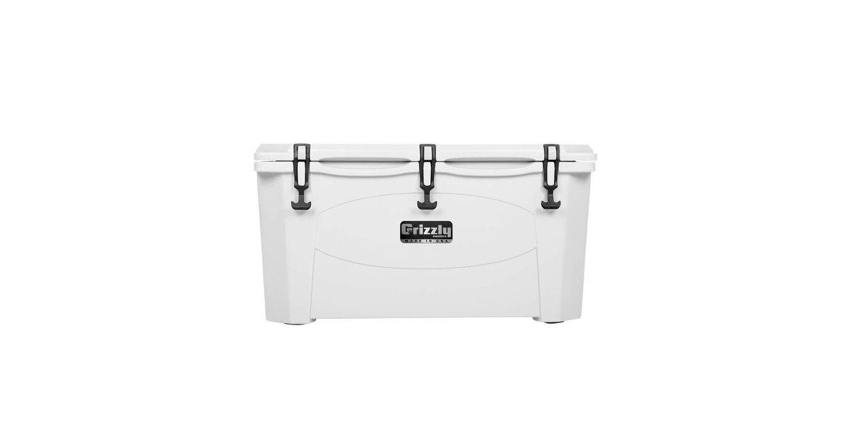 Grizzly Cooler 100 Qt. White Outdoor Merchandiser / Cooler