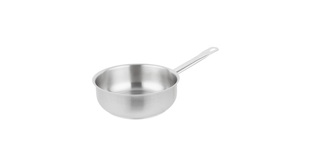 Vollrath 3800 Optio 1 Qt. Stainless Steel Sauce Pan / Butter Warmer with  Aluminum-Clad Bottom and Cover