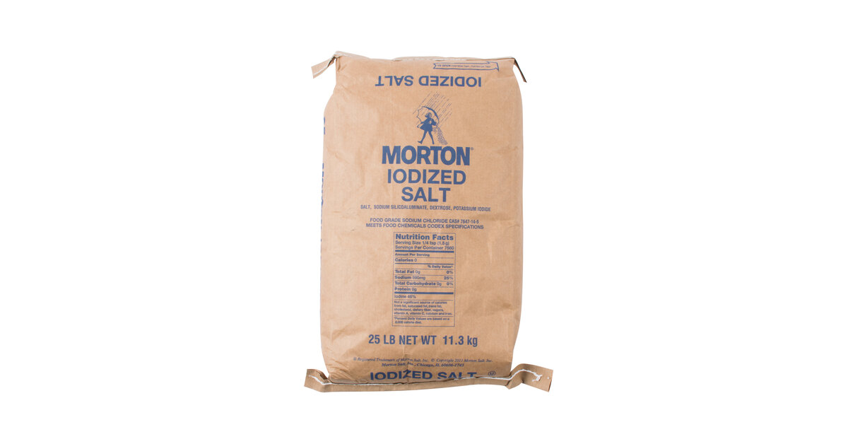 Morton Iodized Salt 4 Lbs