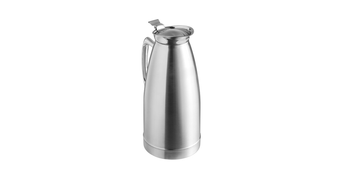 Choice 33 oz. Stainless Steel Thermal Beverage Server