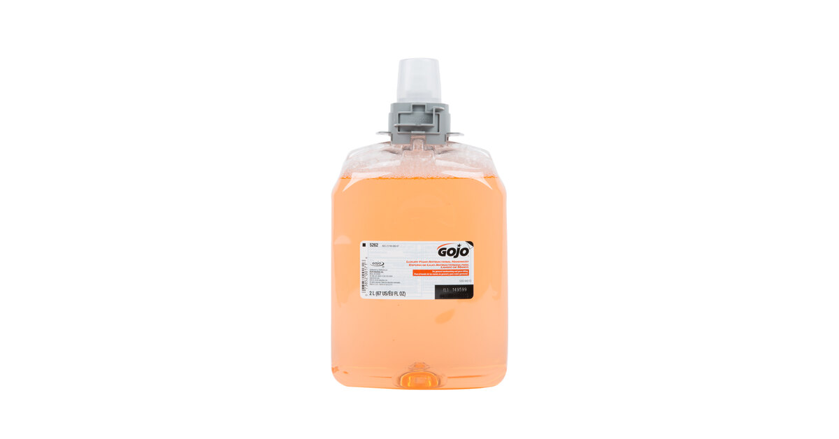 GOJO® 5262-02 FMX-20 Luxury 2000 mL Orange Blossom Foaming Antibacterial Hand  Soap with PCMX - 2/Case