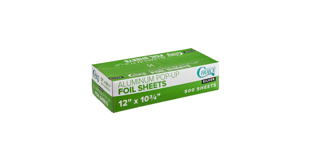 Aluminum Pop-up Foil Sheets 12 X 10.75 - 2400/Case 