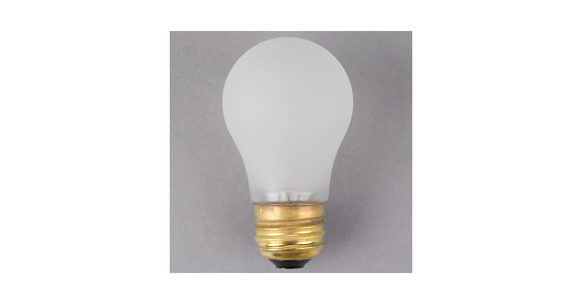 Satco S4881 40W A15 Frost Incandescent Bulb - Shatter-Proof, Dimmable, Warm White 2700K, E26 Base, 130V (12 Pack)