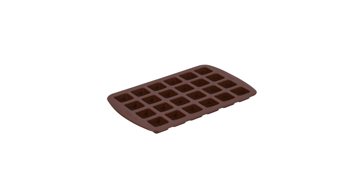 24-Cavity Wilton Bite-Size Brownie Squares Silicone Mold 