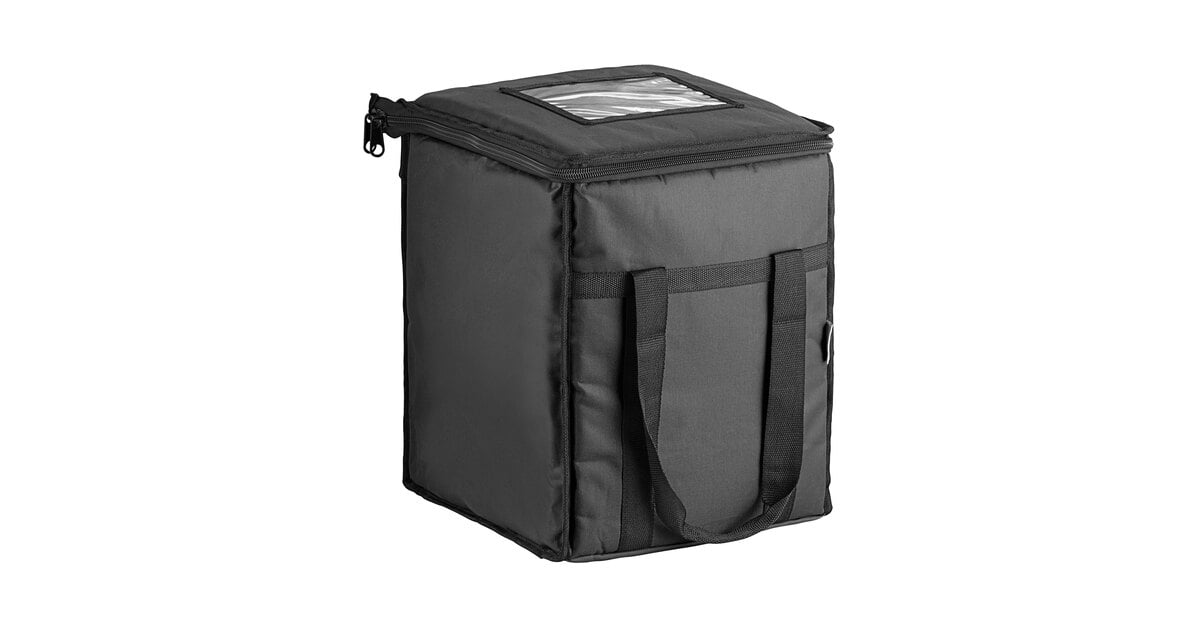 Delivery Tek Black Insulated Food Delivery / Catering Bag - with Removable  Insert - 17 3/4 - 1 count box