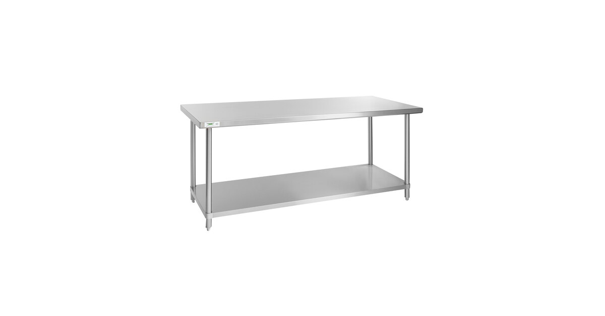 Stainless Steel Adjustable Double Overshelf for Work Table 14"x30" 