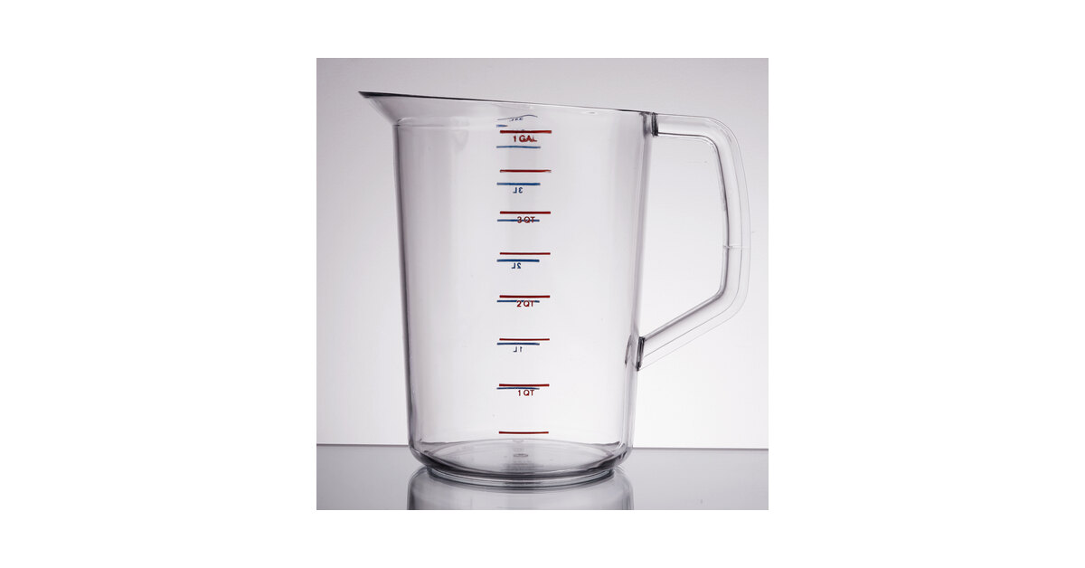 Rubbermaid - 4 Quart Polycarbonate Measuring Cup - 57843377 - MSC