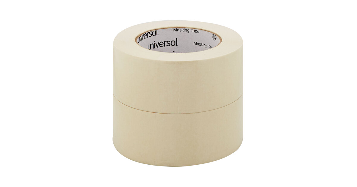 WOD Masking Tape 2 Inch for General Purpose 60 yards roll Pack of 6 Rolls 