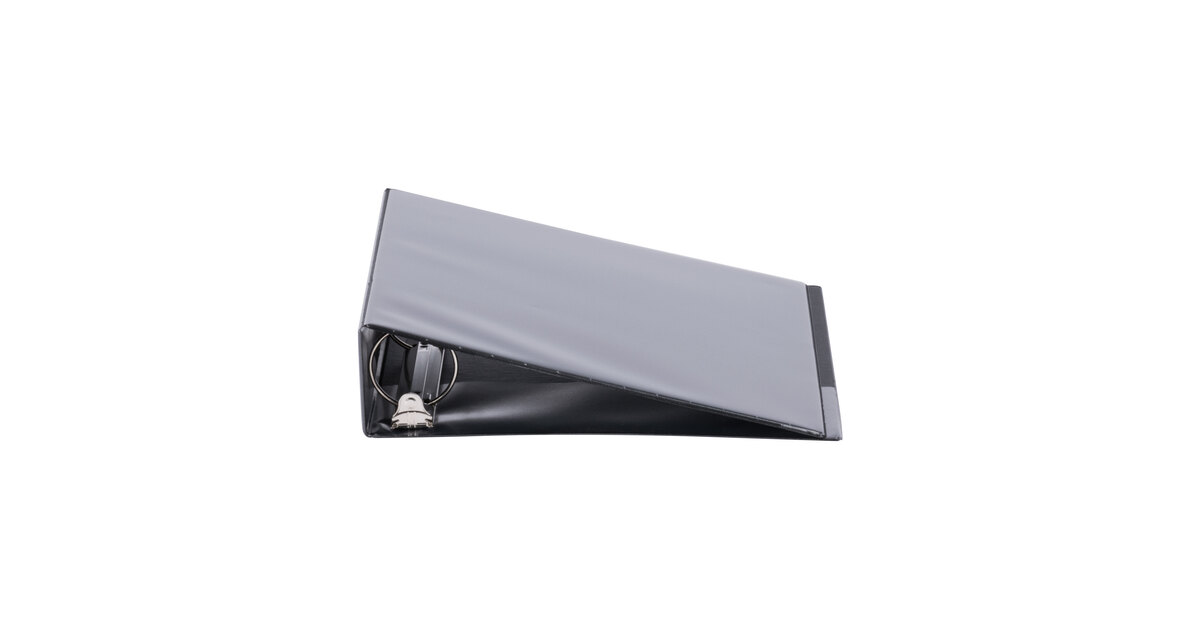 Universal UNV20981 Black Economy Non-Stick View Binder with 2