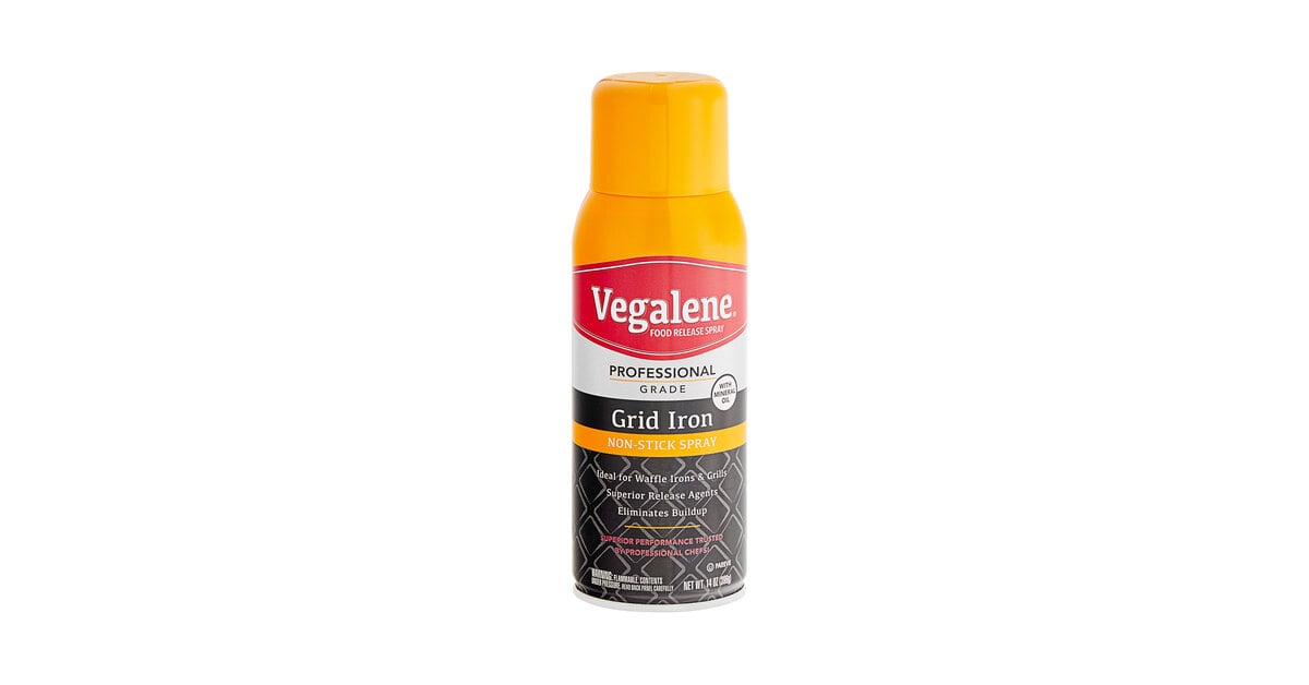 Vegalene 14 oz. Waffle-Off Grid Iron Release Spray