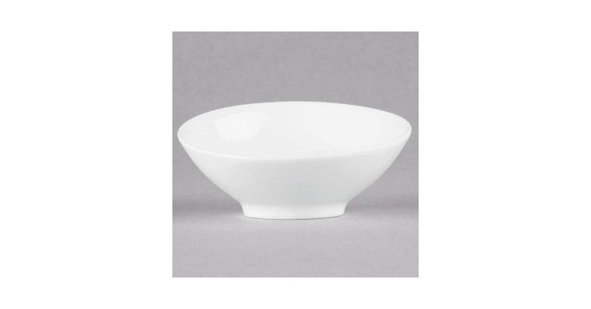 Arcoroc R0744 Appetizer 2 oz. Ludico Low Porcelain Bowl by Arc