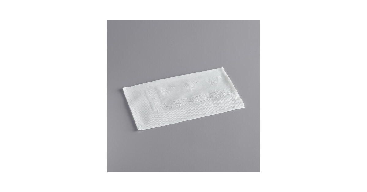 WHITE 2 PLY 33CM SQAURE NAPKINS 2000 16 PACKS OF 125 - JUST £2.35 PER 200!! 