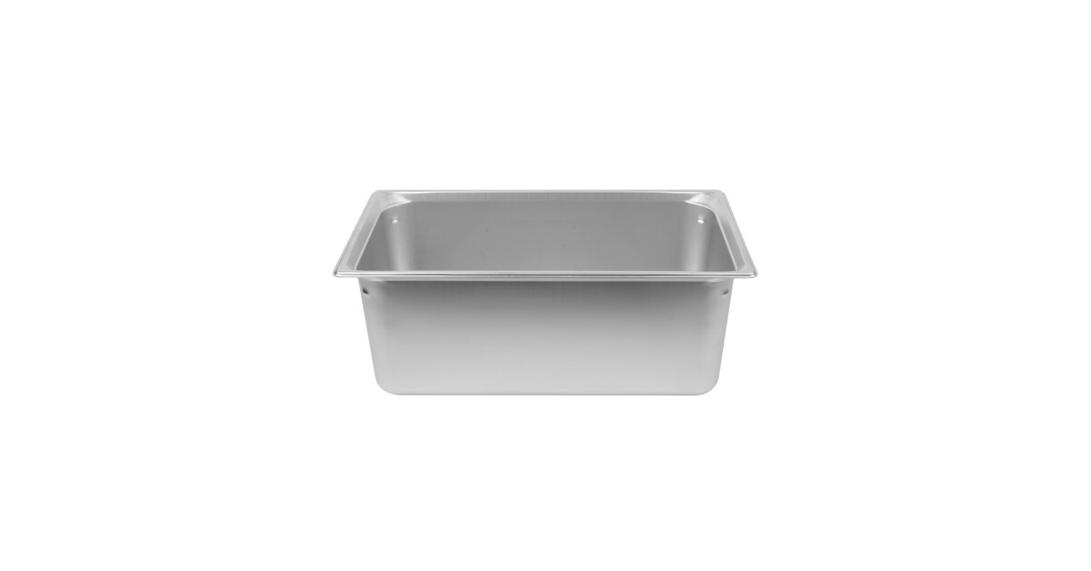 Vollrath 30322 Steam Pan, 1/3 Size, 2-1/2 Deep, Heavy Duty - Win