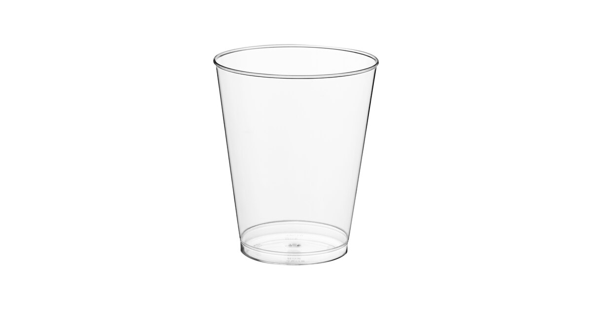 Fineline 8 oz. Plastic Cups - 500/Case | WebstaurantStore
