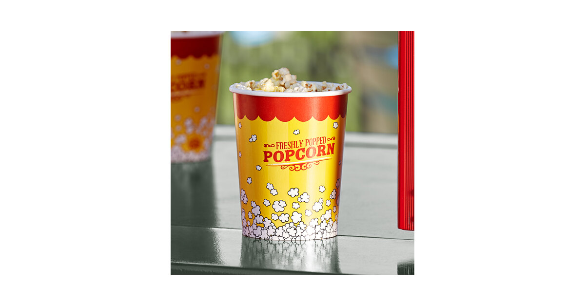 Carnival King 32 oz. Popcorn Cup - 50/Pack
