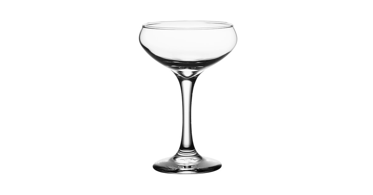 Table 12 5.8 oz. Lead-Free Crystal Mini Coupe Cocktail Glasses (Set of 4)