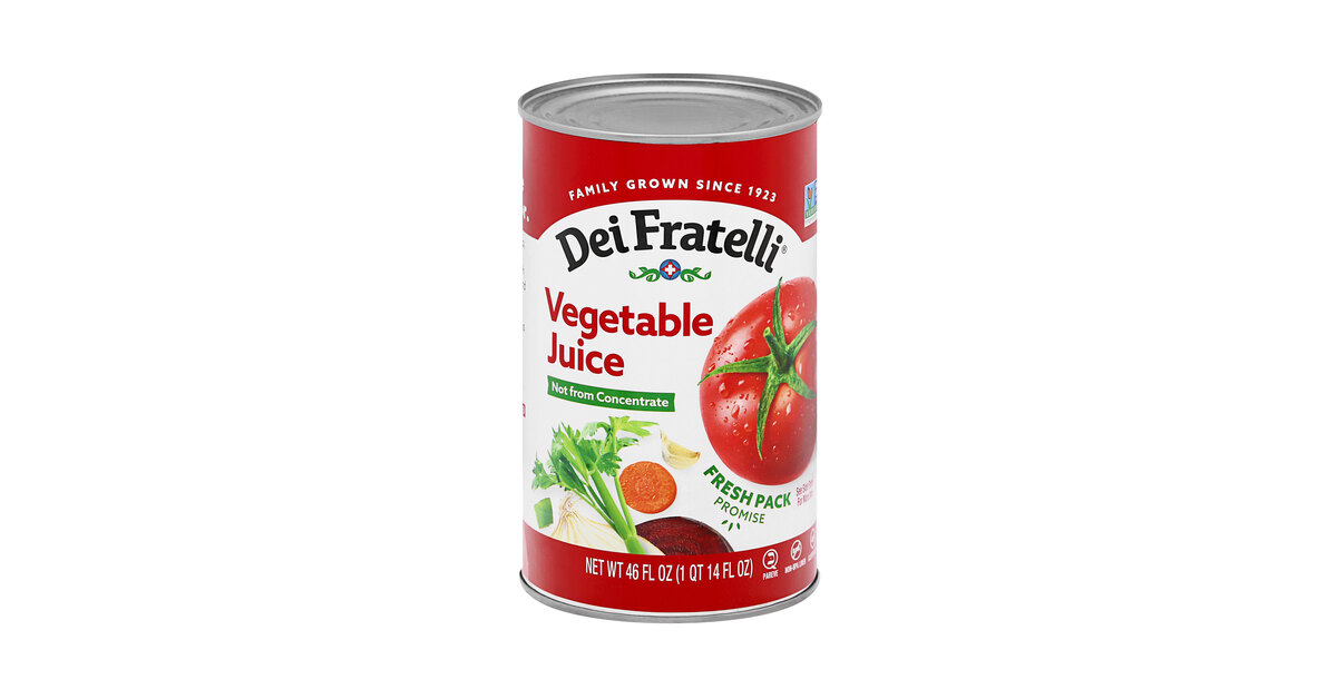 Dei Fratelli 46 fl. oz. Vegetable Juice - 12/Case