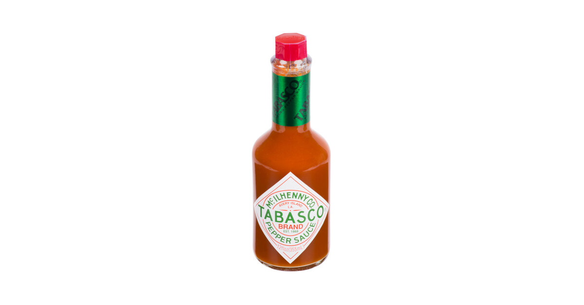 TABASCO® 12 fl. oz. Original Hot Sauce - 12/Case
