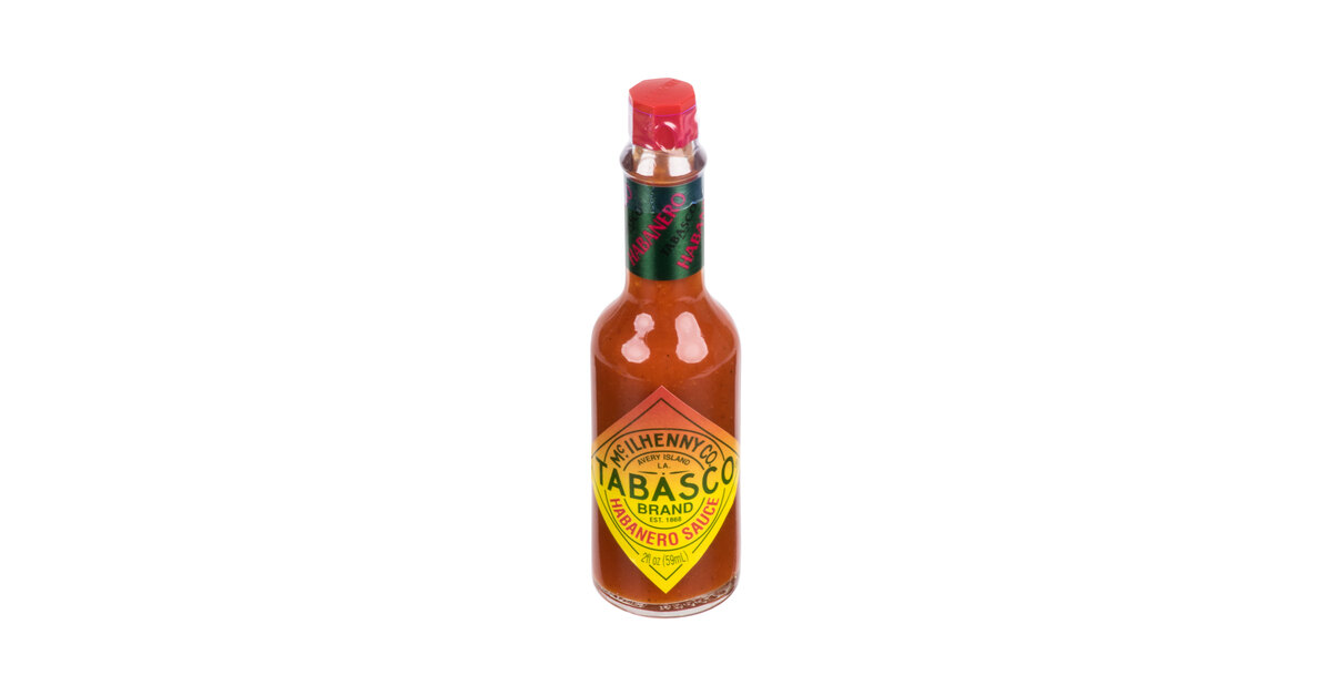 tabasco様 TABASCO® 2 fl. oz. Habanero Hot Sauce - 12/Case