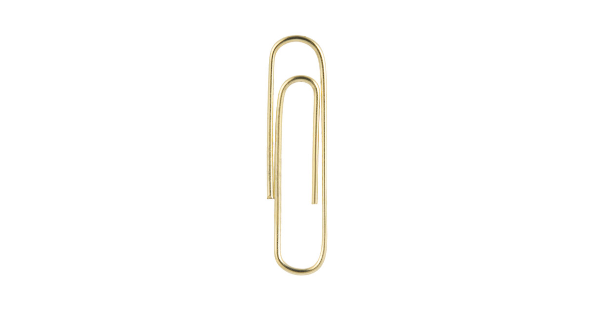 ACCO Gold Tone Jumbo Paper Clips, Smooth Finish, Steel Wire, 20 Sheet - View #7