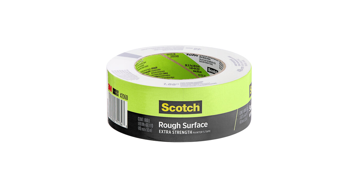 3M Scotch 2060 Green Painter's Tape, 18 mm (3/4 in) Width x 55 m